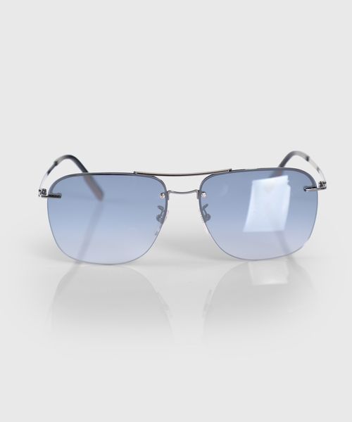 silver frame aviator sunglasses